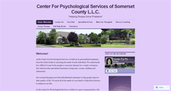 Desktop Screenshot of centerforpsychologicalservices.net